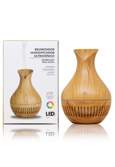 HUMIDIFICATEUR ET DIFFUSEUR D'HUILES ESSENTIELLE ZEN 200ML.