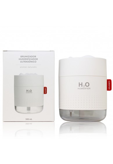 HUMIDIFICATEUR ET DIFFUSEUR D'HUILES ESSENTIELLE SNOW 500ML.